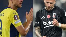 Fenerbahce-Besiktas è anche una sfida tra bomber: Dzeko contro Immobile