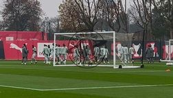 VIDEO – Milan-Stella Rossa, allenamento di rifinitura a Milanello