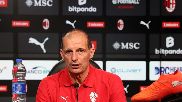 Massimiliano Allegri conferenza stampa Torino Milan (Foto Getty Images) Milan, Allegri: 'A Torino bisogna invertire il trend negativo degli ultimi anni'