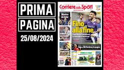 Prima pagina Corriere dello Sport: Milan a fondo. Piano strategico fallimentare