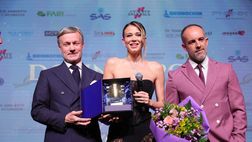 Diletta Leotta premiata a Milano con il Premio Gentleman Donna di Sport