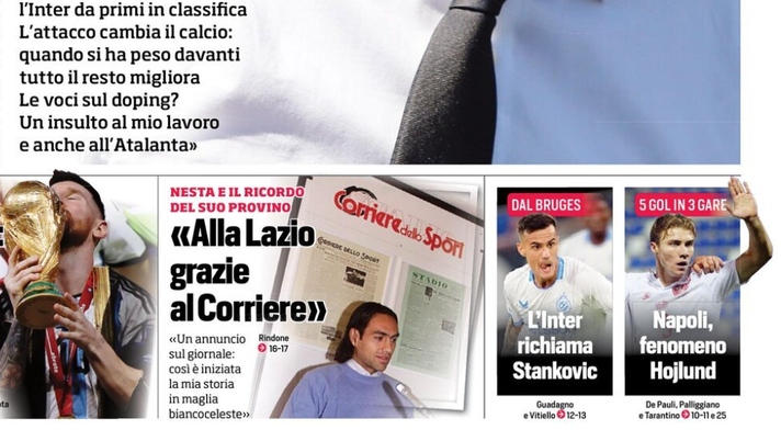 Il Napoli sui media: le prime pagine dei quotidiani di oggi- immagine 1