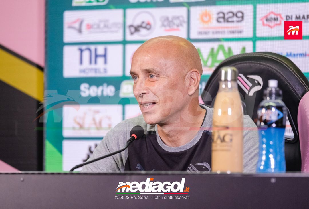 FOTO PALERMO, verso il Lecco: Eugenio Corini in conferenza stampa (GALLERY) - immagine 24