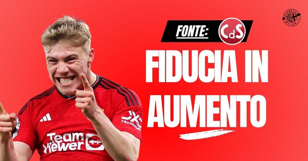 calciomercato milan si accelera per hojlund aumenta la fiducia