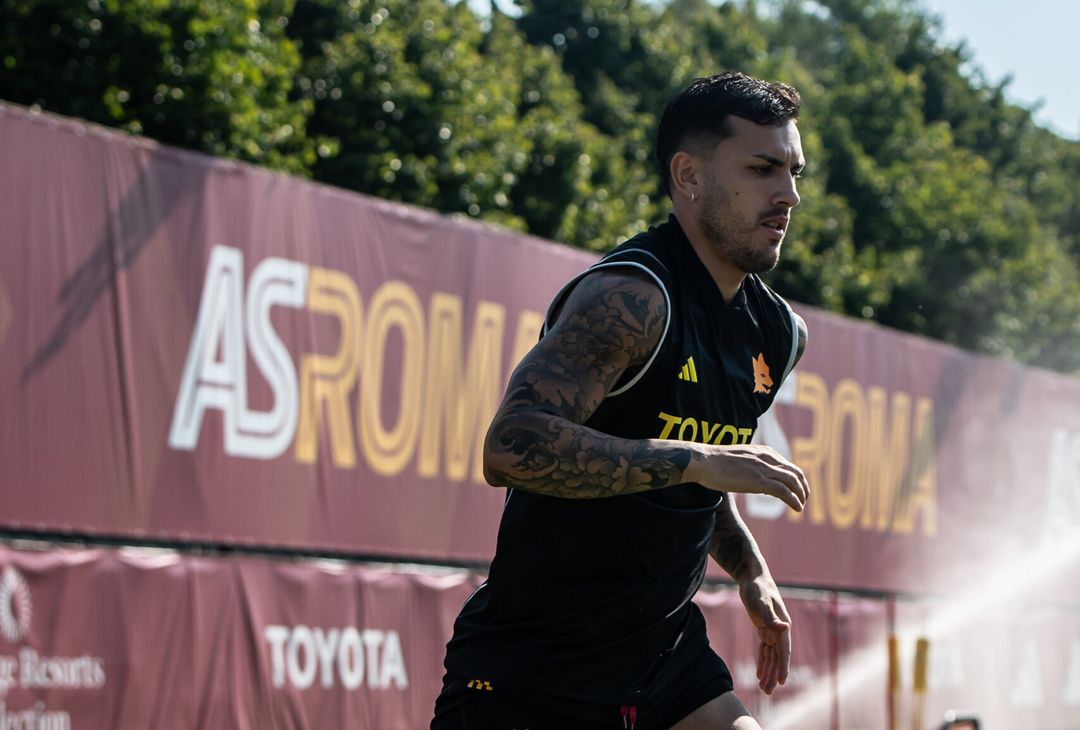Roma, allenamento mattutino a Trigoria in vista dell’Hellas Verona – FOTO GALLERY - immagine 24