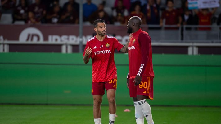Torino-Roma, colloquio tra Lukaku e Spinazzola nel riscaldamento: cosa si sono detti - immagine 1