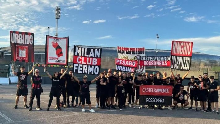 Sempre presenti i marchigiani rossoneri: anche a Udine marchigiani Udine