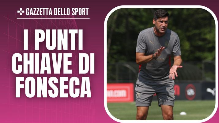 Paulo Fonseca AC Milan allenamenti Milanello calciomercato