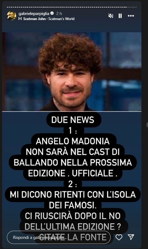 Parpiglia: “Madonia, niente Ballando con le Stelle. Ci riprova con l’Isola?”- immagine 2