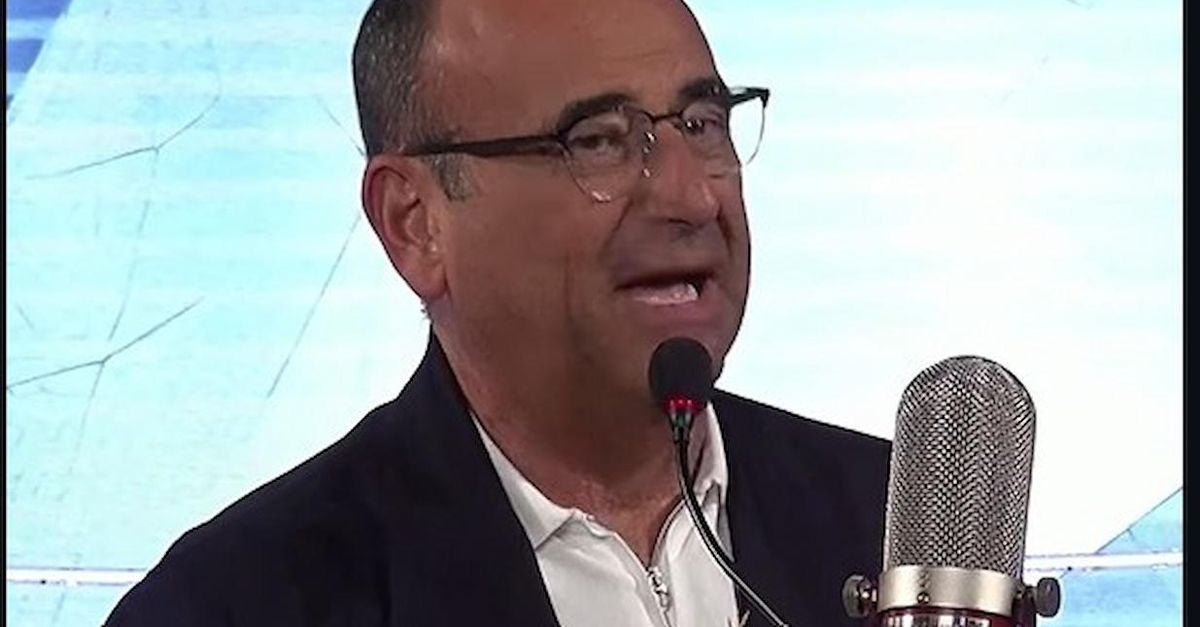 Carlo Conti saluta Sanremo: “Autorizzato dai vertici Rai a dire stasera…”