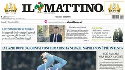 PRIMA PAGINA IL MATTINO OGGI: “Niente drammi”