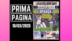 Prima pagina Gazzetta dello Sport: “Dea spacca Juve”