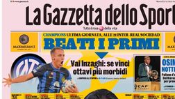 LA PRIMA PAGINA DELLA GAZZETTA DELLO SPORT: “Osimhen, notti da re”