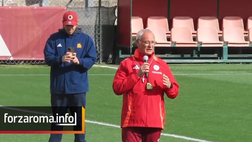 Ranieri: “Grazie per l’amore che ci date. I bambini sono il futuro della Roma”