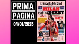 Prima pagina Gazzetta dello Sport: Milan, vai col Derby