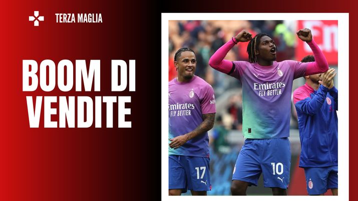 Rafael Leao AC Milan Verona Serie A 2023-24 terza maglia