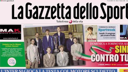 PRIMA PAGINA GAZZETTA DELLO SPORT: “Barella, lo spacca Napoli”