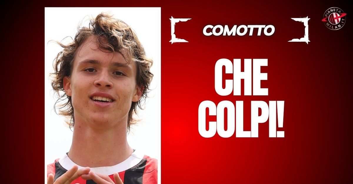 Milan Primavera, Comotto doppietta fenomenale! Colpi da… Milan Primavera, Comotto doppietta fenomenale! Colpi da…