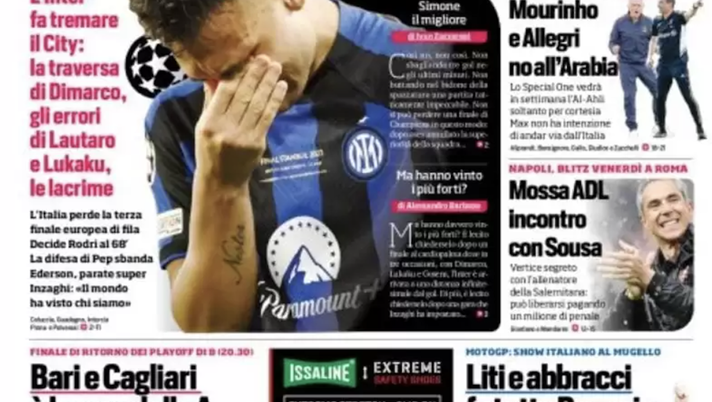 EDICOLA CDS – Così no: Guardiola alza la Champions, Inter tra gli applausi - immagine 1