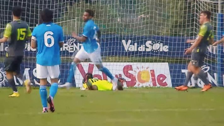 VIDEO Anaune-Napoli 0-4, Cyril Ngonge cala il poker - immagine 1