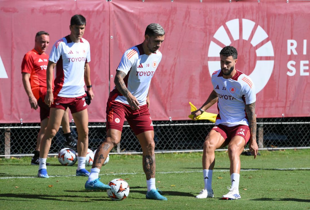 Roma, scarico per i titolari col Venezia. Dybala a parte – FOTO GALLERY - immagine 6