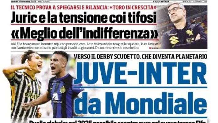 EDICOLA TS – Juve-Inter Da Mondiale: Il Derby Diventa Planetario - FC ...