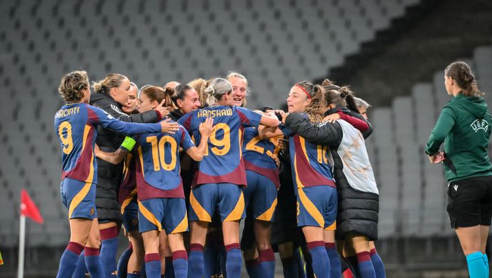 Roma femminile, goleada in Champions al Galatasaray: 6-1 e punteggio pieno - immagine 1