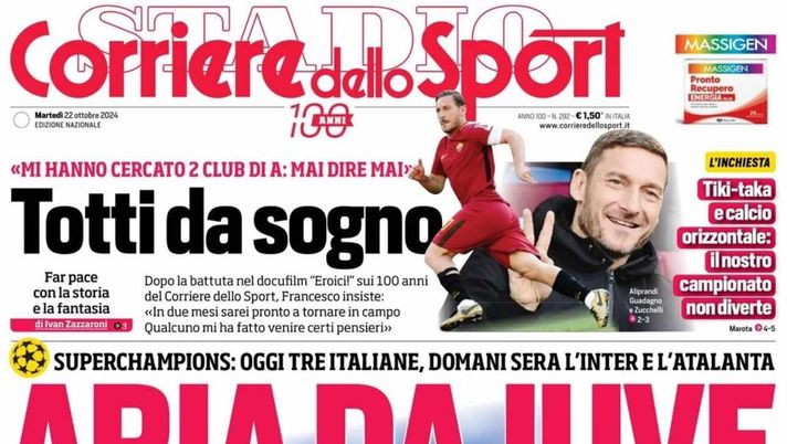 PRIMA PAGINA CORRIERE DELLO SPORT OGGI: “Kvara apre: il Napoli tratta per il rinnovo” prima pagina corriere dello sport oggi