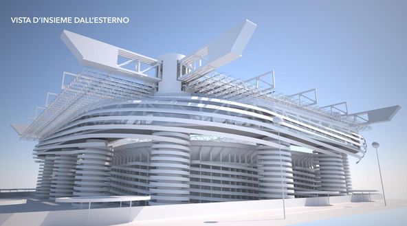 Vincolo su San Siro, torna d’attualità il progetto Aceti: “Un Meazza nuovo nel 2028. Ecco come”- immagine 3