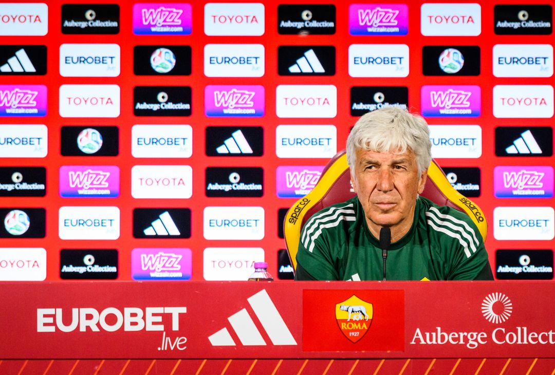 Bologna-Roma, la conferenza stampa di Gian Piero Gasperini – FOTO GALLERY - immagine 8