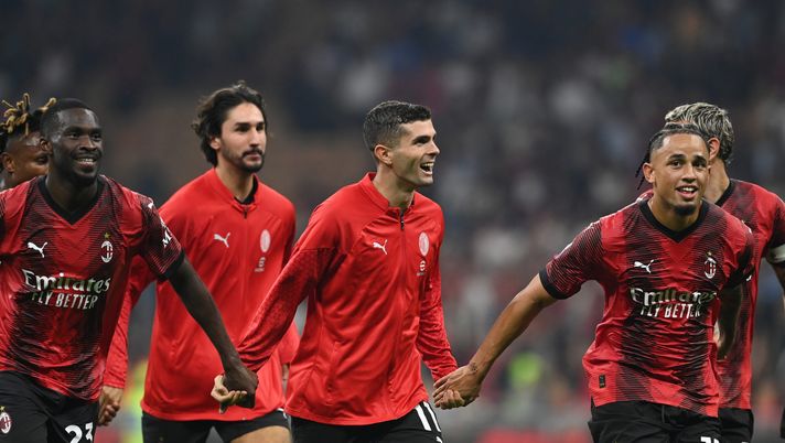 Christian Pulisic AC Milan Milan-Lazio 2-0 Serie A 2023-2024