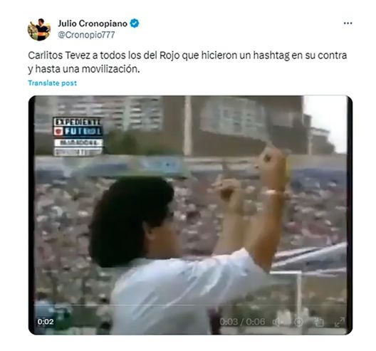 I tifosi Independiente festeggiano il derby con un uomo solo nel mirino: Fernando Gago..- immagine 3