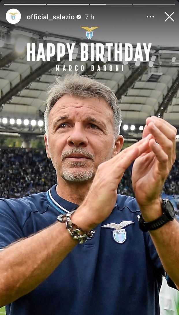 Lazio, buon compleanno a Marco Baroni: gli auguri della società- immagine 2