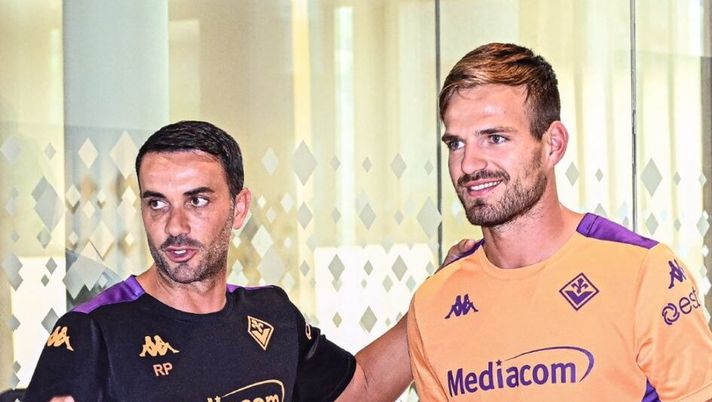 FOTO – Pongracic è al Viola Park: l’incontro con Palladino - immagine 1