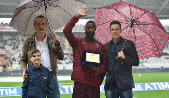 Nicolas Nkoulou - Premiazione Toro News Award 2018