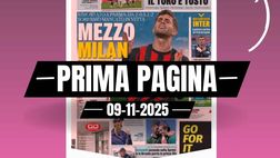 Prima pagina Gazzetta dello Sport: “Mezzo Milan contro il Parma”