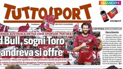 PRIMA PAGINA TUTTOSPORT OGGI: “Candreva si offre al Toro. Operazione Vlahovic”
