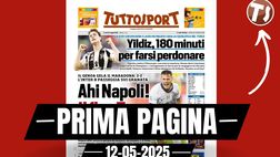Prima pagina Tuttosport: “Ahi Napoli! Il flop Toro rilancia l’Inter”