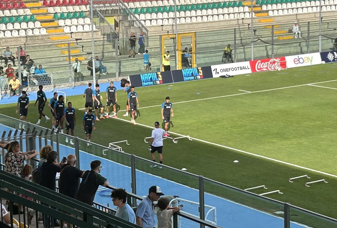 GALLERY Esercizi aerobici per gli azzurri sotto lo sguardo dello staff di Garcia - immagine 2