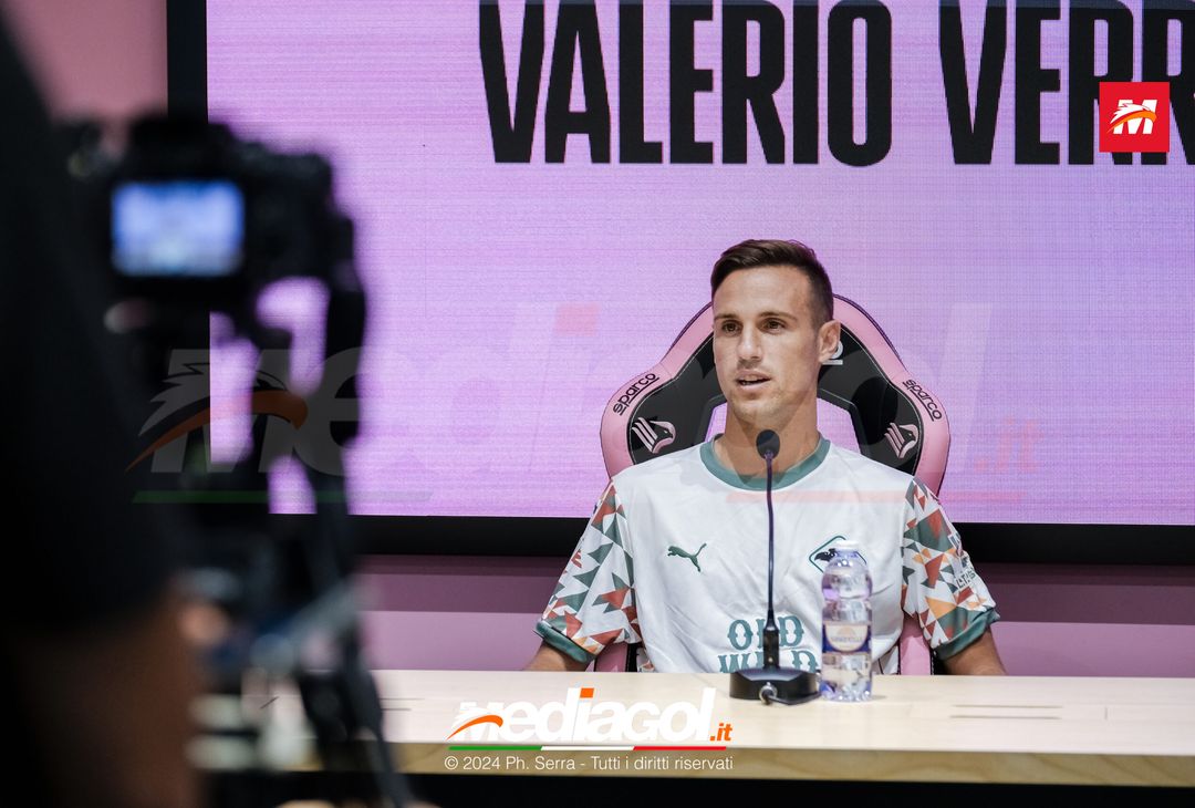 FOTO PALERMO, la presentazione di Valerio Verre in conferenza stampa (Gallery) - immagine 12