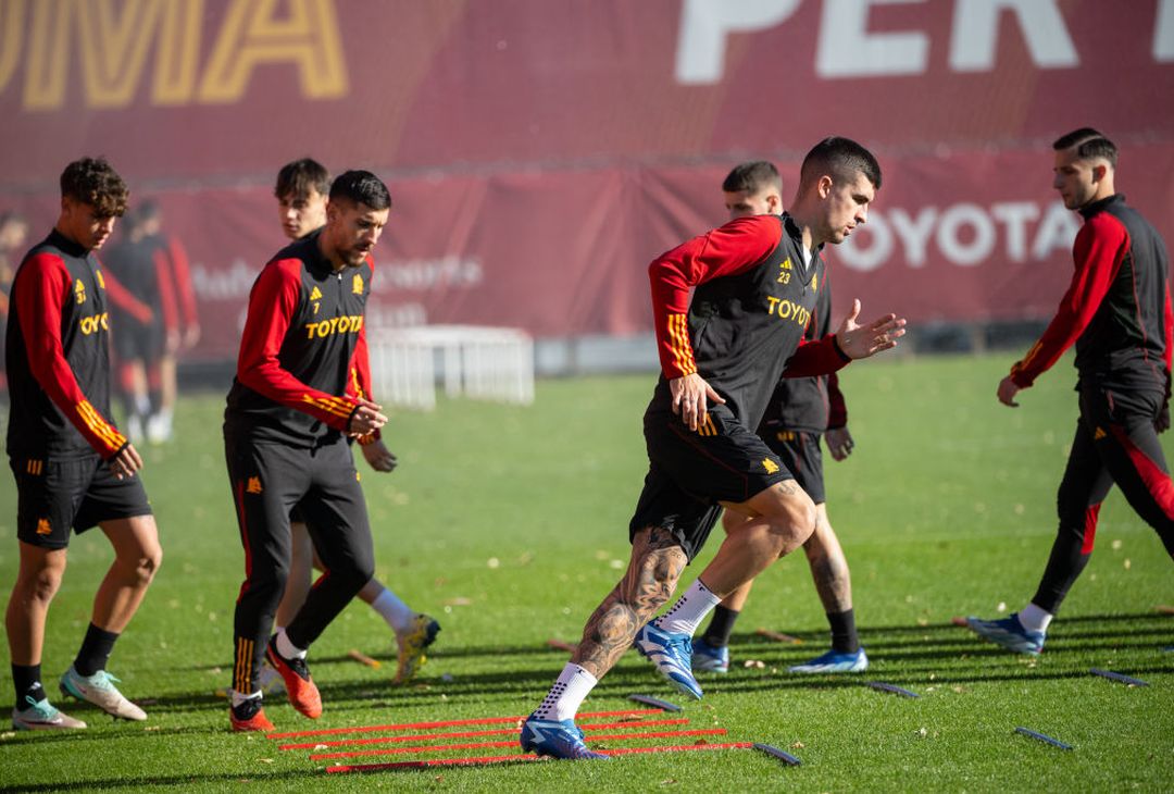 Trigoria, l’allenamento alla vigilia di Bologna-Roma – FOTO GALLERY - immagine 3