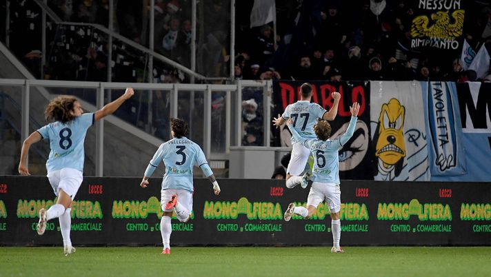 Guendouzi, Pellegrini, Marusic e Rovella Guendouzi, Pellegrini, Marusic e Rovella