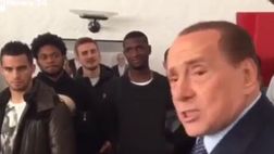 Berlusconi, la strigliata ai giocatori del Milan: “Non possiamo fare queste figure” (VIDEO)