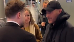 Totti è in Russia: strette di mano e sorrisi all’arrivo