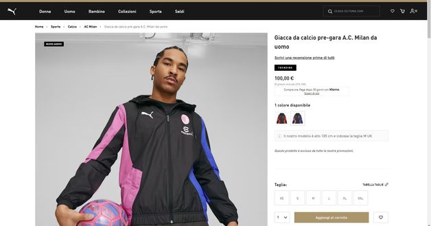 Milan, ritirata la giacca ‘nerazzurra’: ma sullo store PUMA è acquistabile- immagine 2