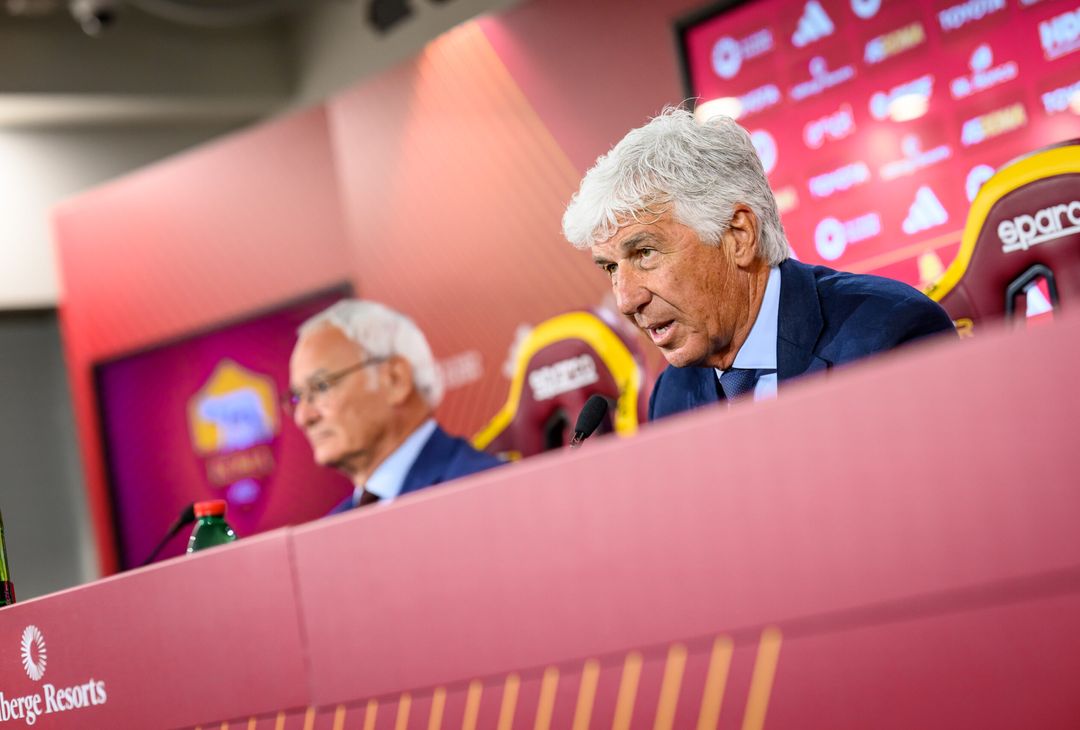 Trigoria, la conferenza stampa di Gasperini e Ranieri – FOTO GALLERY - immagine 19