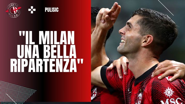 Christian Pulisic (attaccante AC Milan) esulta per il suo gol in Milan-Torino 4-1 (Serie A 2023-2024) | News (Getty Images) Christian Pulisic AC Milan Milan-Torino 4-1 Serie A 2023-2024