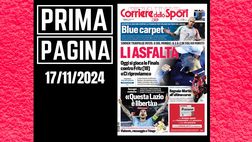 Prima pagina Corriere dello Sport: Italia a San Siro. Sinner brilla