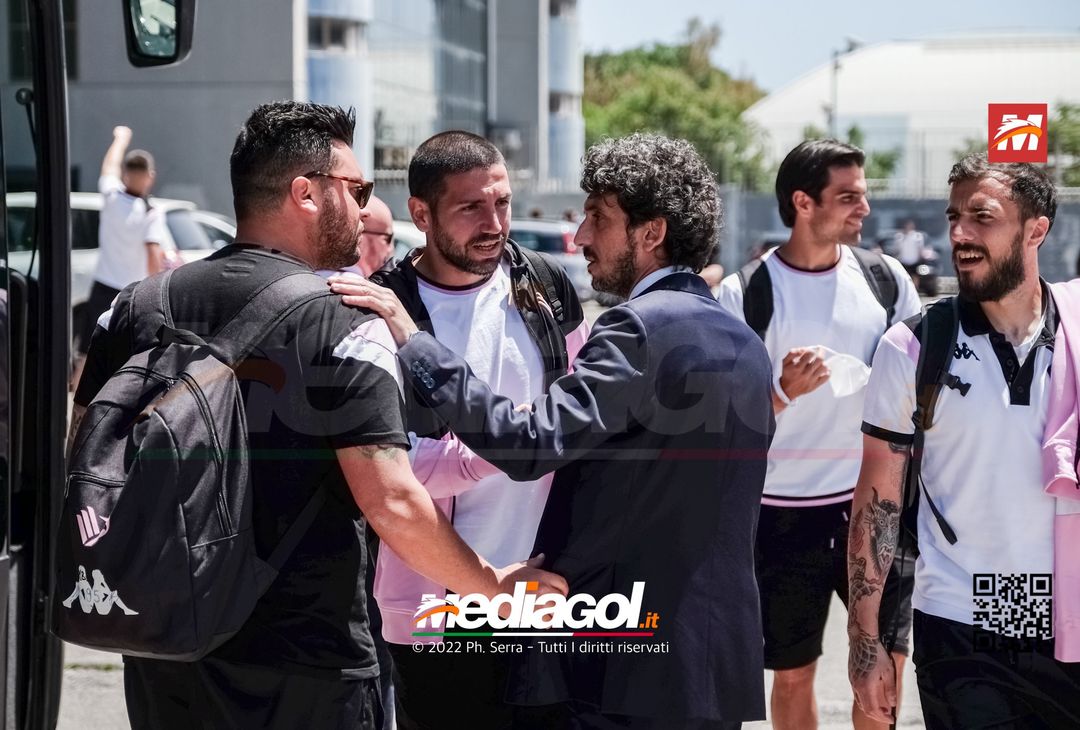 FOTO Palermo, Brunori e compagni in partenza per Chiavari: la gallery - immagine 64