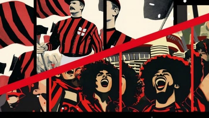 125 anni, derby fra due murales: ma è tutto e solo rossonero… - immagine 1